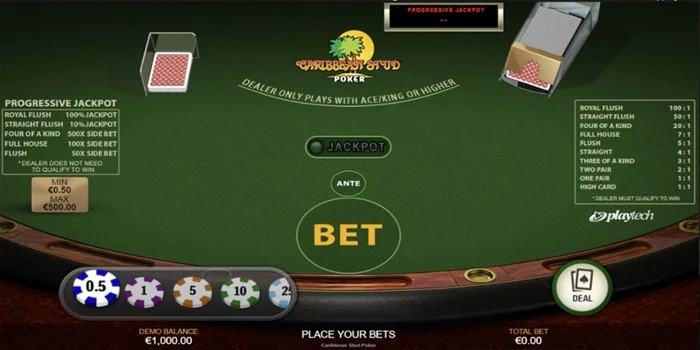 Jackpot-Progresif-Caribbean-Stud-Poker
